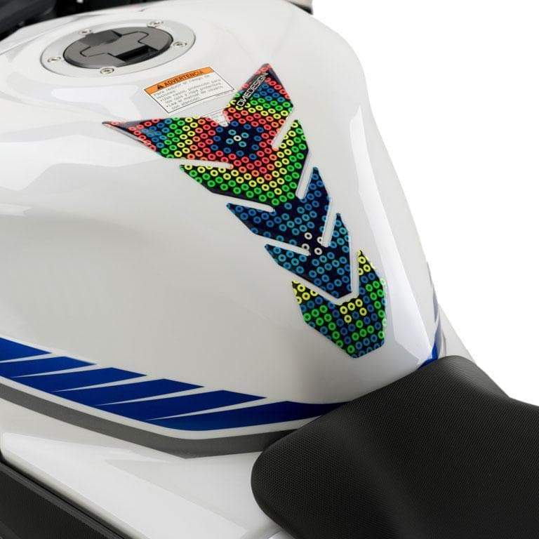 Puig Coloury Tank Pad | Red-Tank Protection-Pyramid Motorcycle Accessories