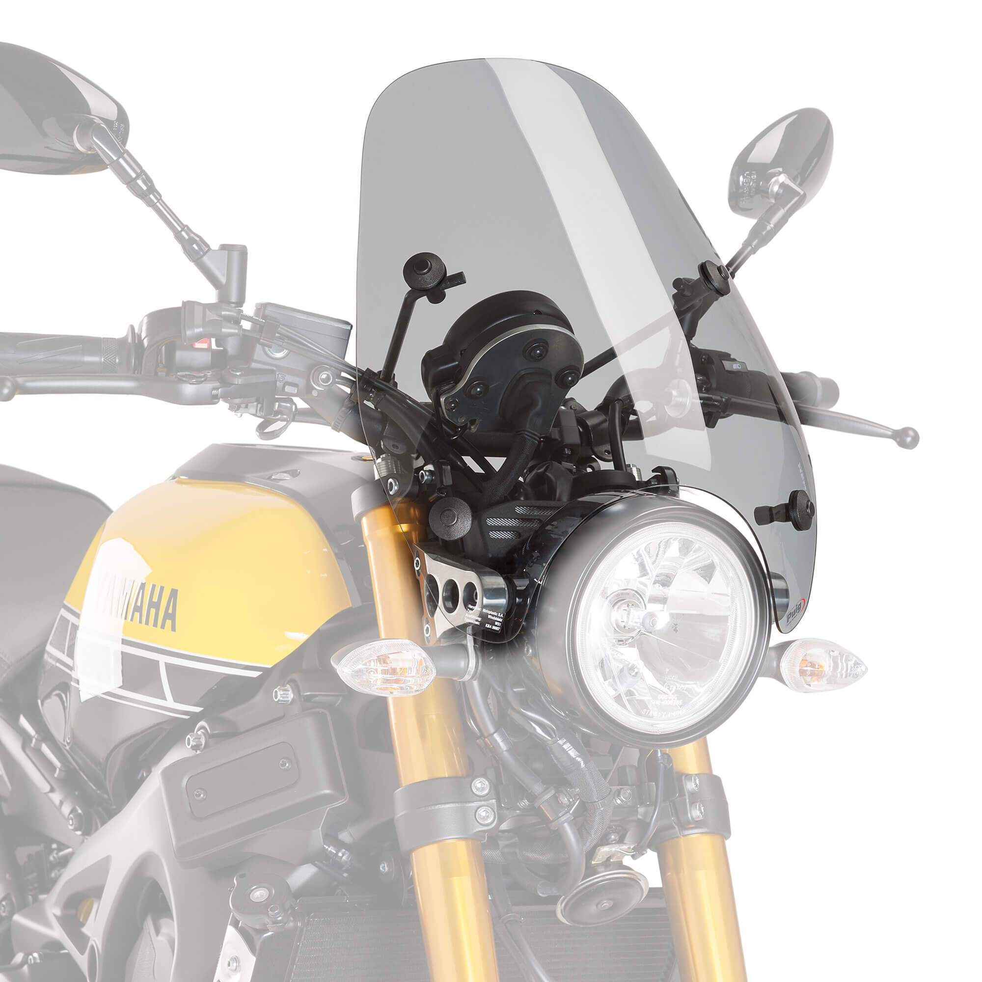 Puig Custom 1 Screen | Light Smoke | Ducati Monster 696 2008>2014-M0840H-Screens-Pyramid Motorcycle Accessories