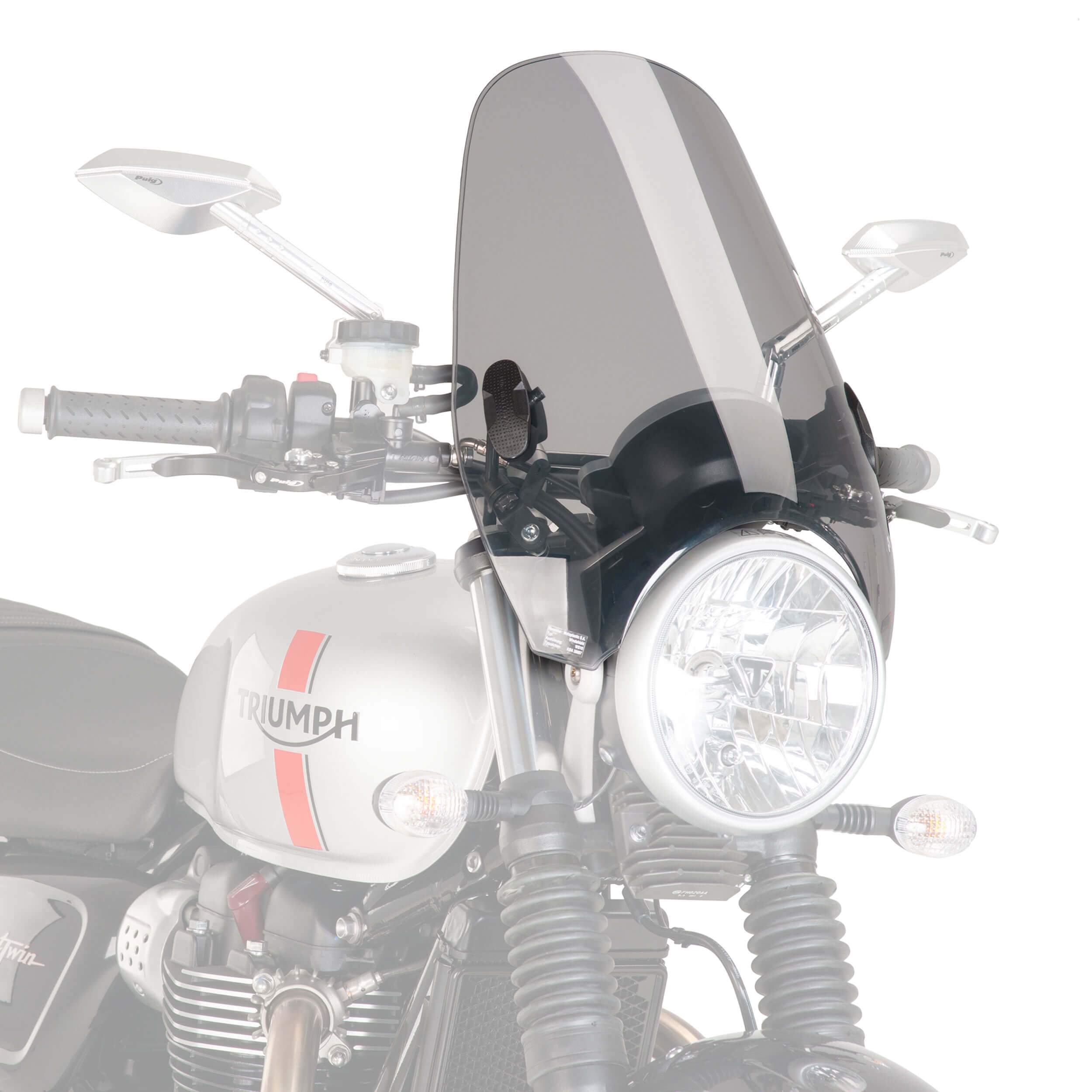 Puig Custom 2 Screen | Light Smoke | Suzuki VL 800 Volusia 2001>2004-M0336H-Screens-Pyramid Motorcycle Accessories