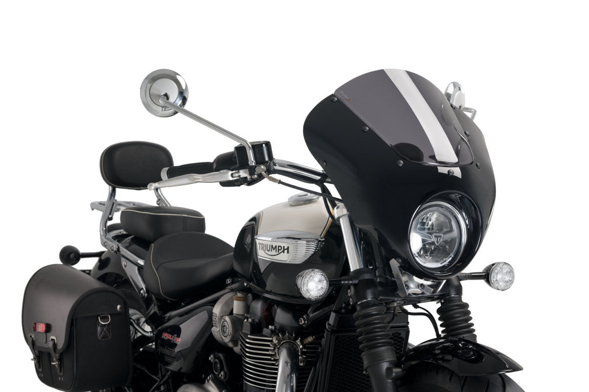 Puig Dark Night Semifairing | Dark Smoke | Triumph Bonneville Speedmaster 2018>Current -  Shop name