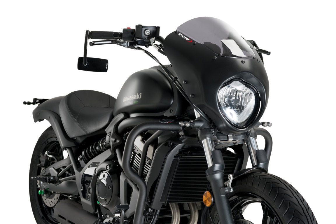 Puig Dark Night Semifairing | Light Smoke | Kawasaki Vulcan S 2015>Current -   Pyramid Motorcycle Accessories