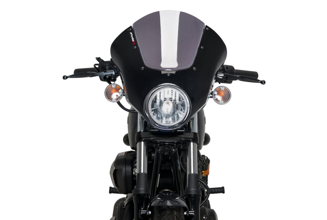 Puig Dark Night Semifairing | Light Smoke | Yamaha XV 950 2014>2018 -   Pyramid Motorcycle Accessories