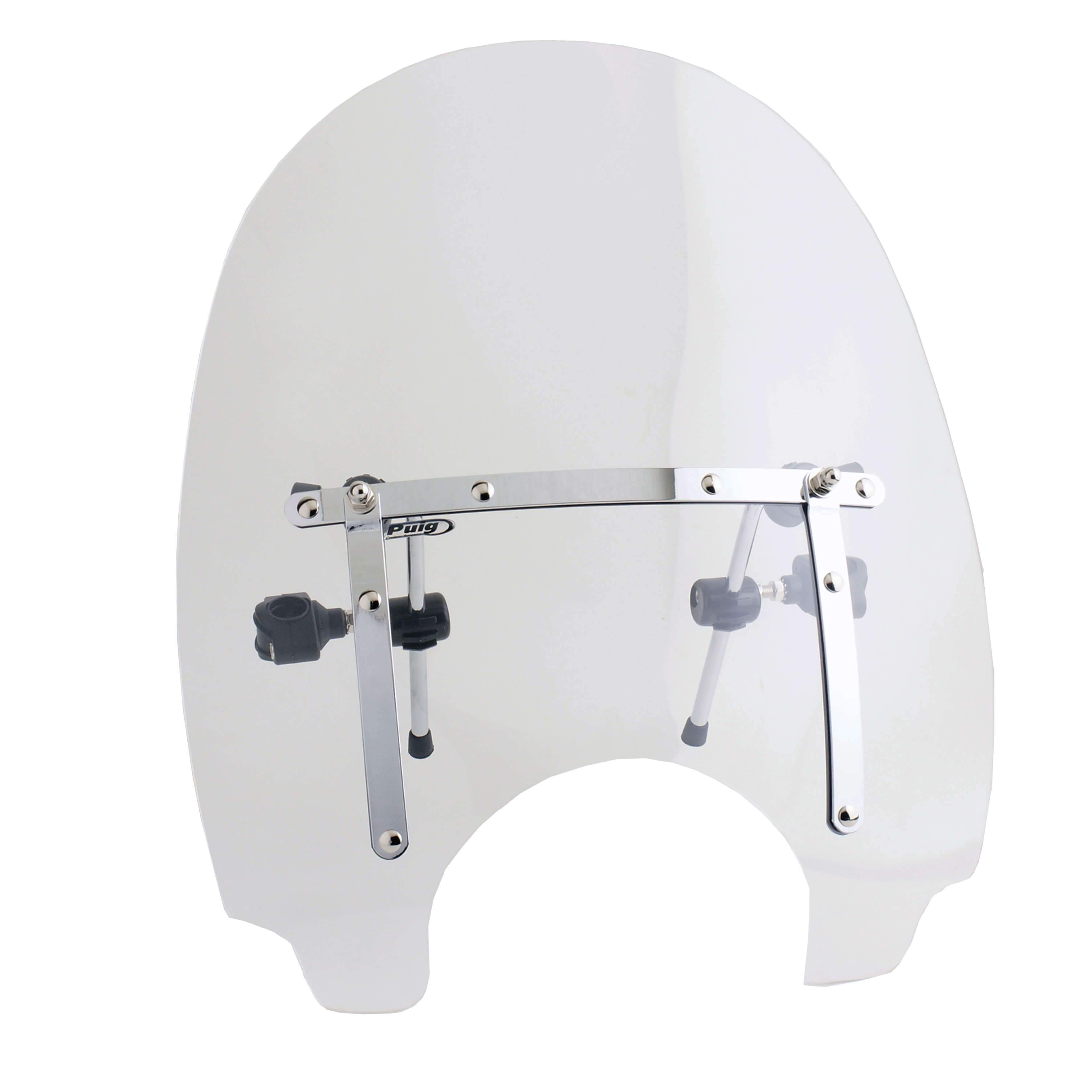 Puig Daytona 3 Screen | Clear | Suzuki VL 125 Intruder 1999>2007-Screens-Pyramid Motorcycle Accessories