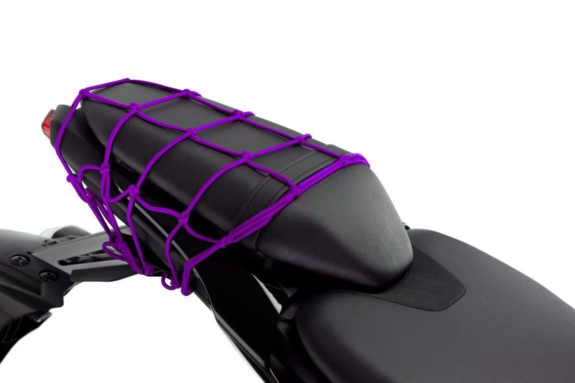 Puig Elastic Storage Net | Purple-M0788L-Storage-Pyramid Motorcycle Accessories