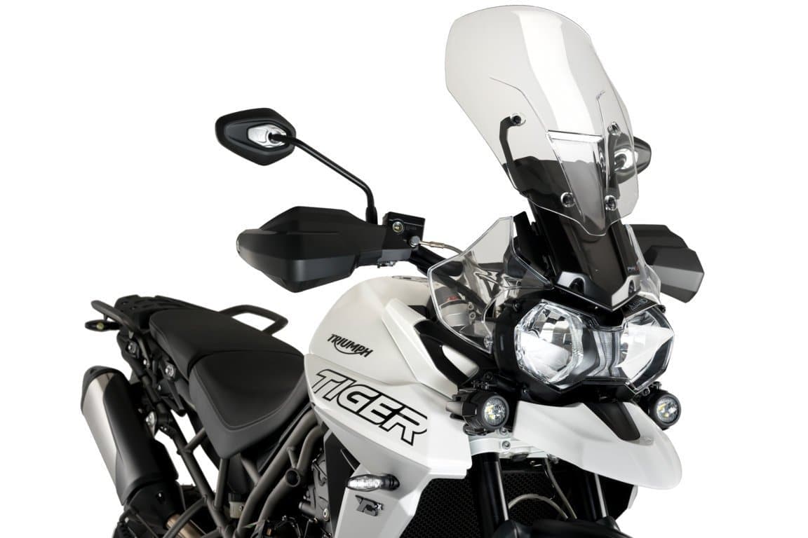 Puig Electronic Screen Mounting System | Black | Triumph Tiger 800 XC/XCX/XCA/Low 2018>2019 -  Shop name