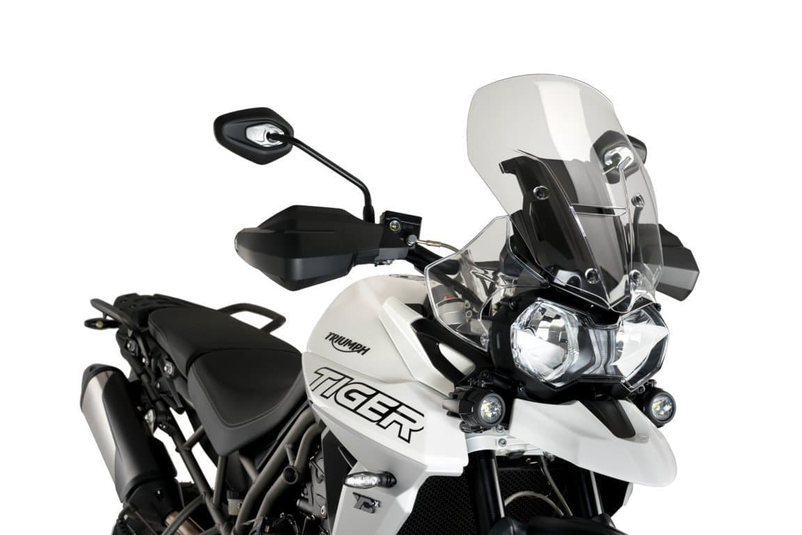 Puig Electronic Screen Mounting System | Black | Triumph Tiger 800 XC/XCX/XCA/Low 2018>2019 -  Shop name
