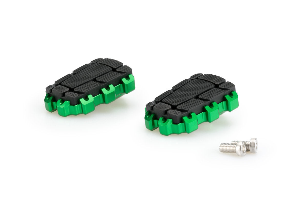 Puig Enduro 2.0 Footpegs | Green -  Shop name