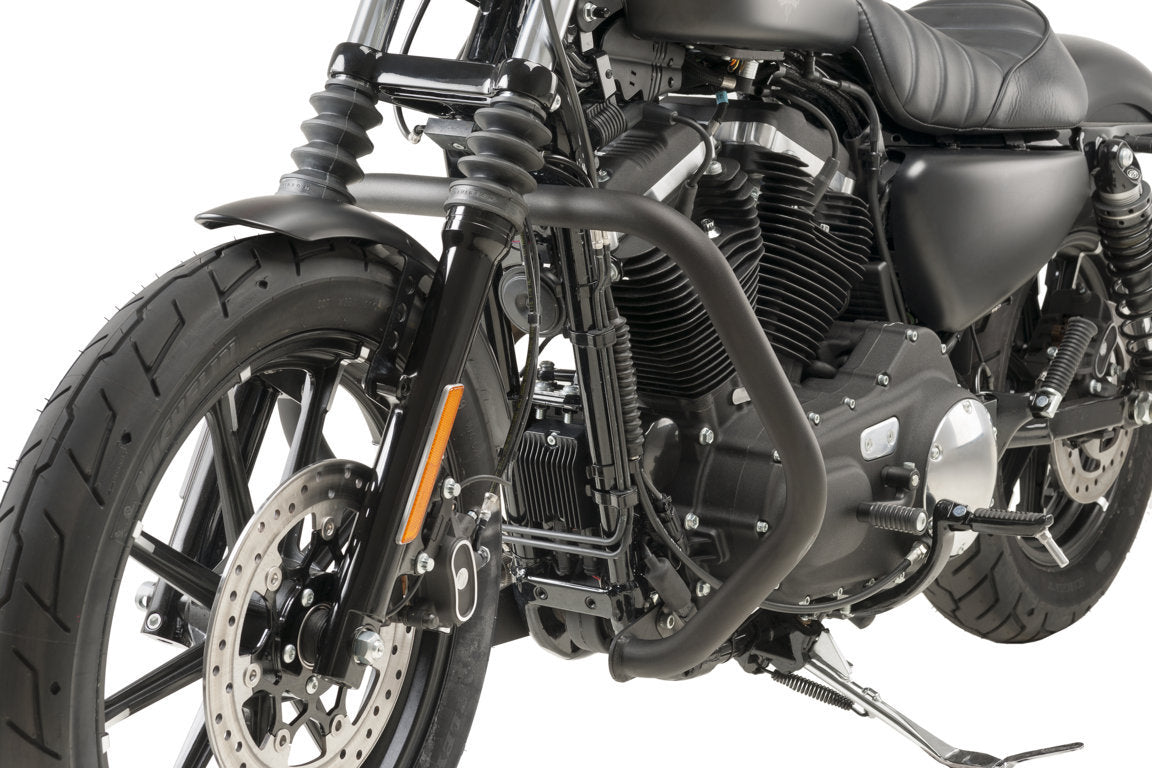 Puig Engine Guards | Black | Harley Davidson Sportster Iron (XL1200NS) 2018>2021 -   Pyramid Motorcycle Accessories