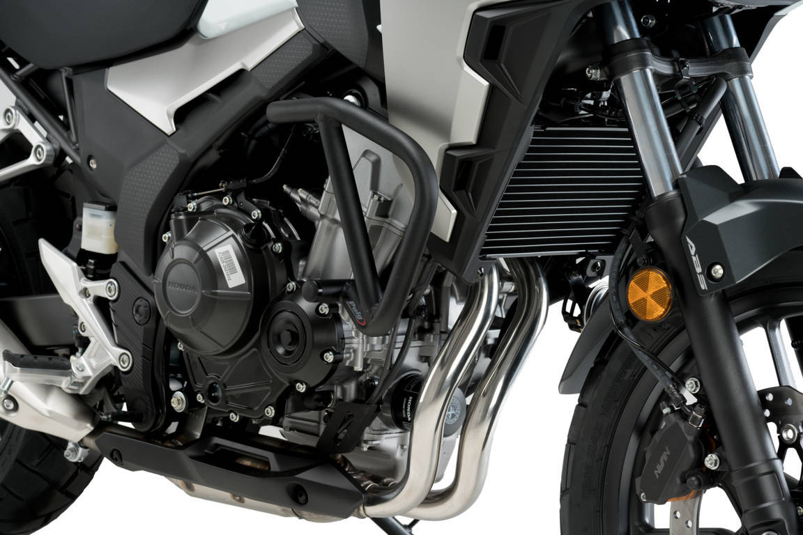 Puig Engine Guards | Black | Honda CB 500 X 2019>2024 -   Pyramid Motorcycle Accessories