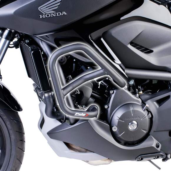 Puig Engine Guards | Black | Honda NC 750 X 2014>2020-Engine Guards-Pyramid Motorcycle Accessories