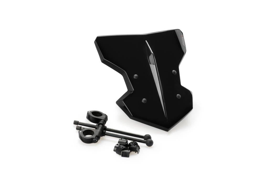 Puig Flanker Screen | Black (Opaque) | MV Agusta Brutale 920 2012>2012-Screens-Pyramid Motorcycle Accessories