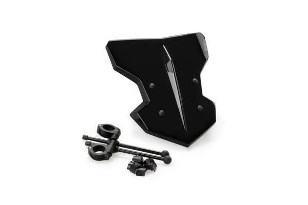 Puig Flanker Screen | Black (Opaque) | Royal Enfield Interceptor 650 2018>Current-Screens-Pyramid Motorcycle Accessories