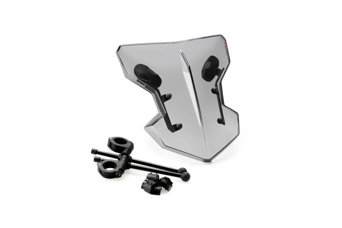 Puig Flanker Screen | Light Smoke | Honda CBF 500 2004>2007-Screens-Pyramid Motorcycle Accessories