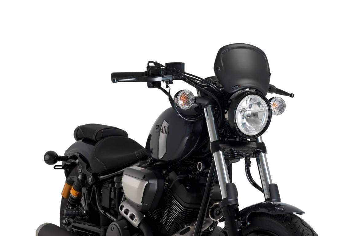 Puig Fly Screen (ABS) | Matte Black | Yamaha XV 950/R 2014>Current -  Shop name