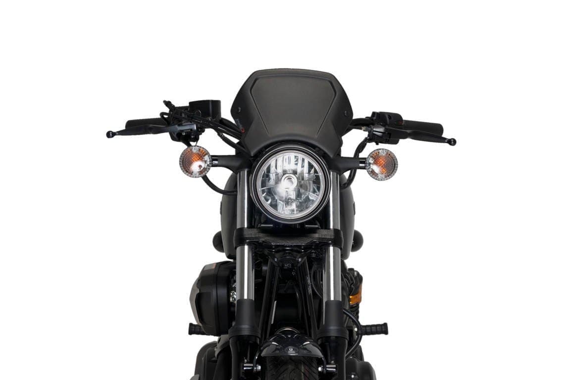 Puig Fly Screen | (Aluminium) Matte Black | Yamaha XV 950 Racer 2014>Current -  Shop name