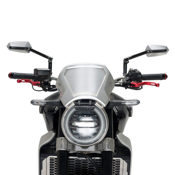 Puig Fly Screen | (Aluminium) Silver | Honda CB 1000 R 2018>2020-Screens-Pyramid Motorcycle Accessories