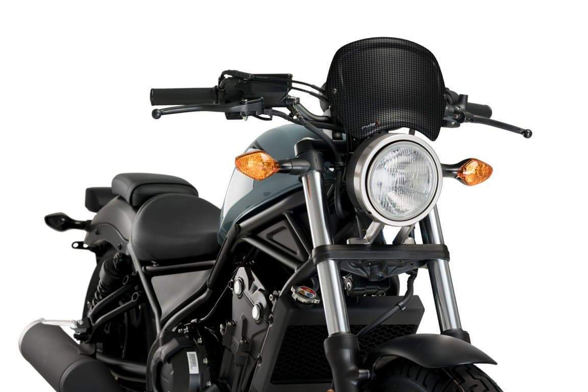 Puig Fly Screen | Carbon Look | Honda CMX 300 Rebel 2017>Current -  Shop name