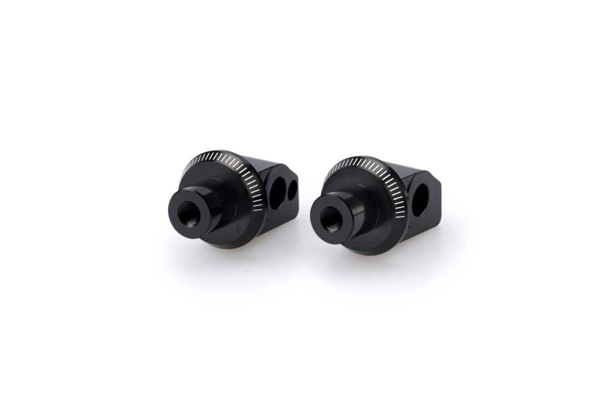 Puig Footpeg Adaptors Passenger | Black | Honda VFR 1200 X Crosstourer 2012>Current -  Shop name