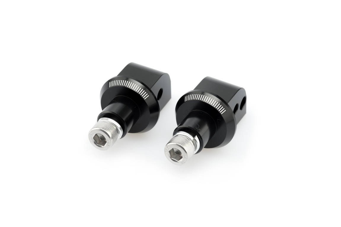 Puig Footpeg Adaptors Passenger | Black | Honda VFR 800 X Crossrunner 2011>2014-Adaptors-Pyramid Motorcycle Accessories