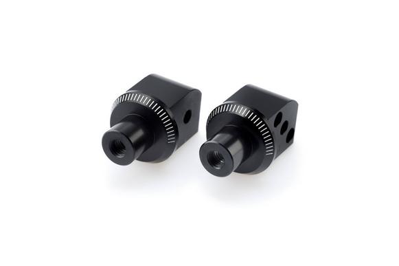 Puig Footpeg Adaptors Passenger | Black | Kawasaki Z H2 2020>Current -  Shop name