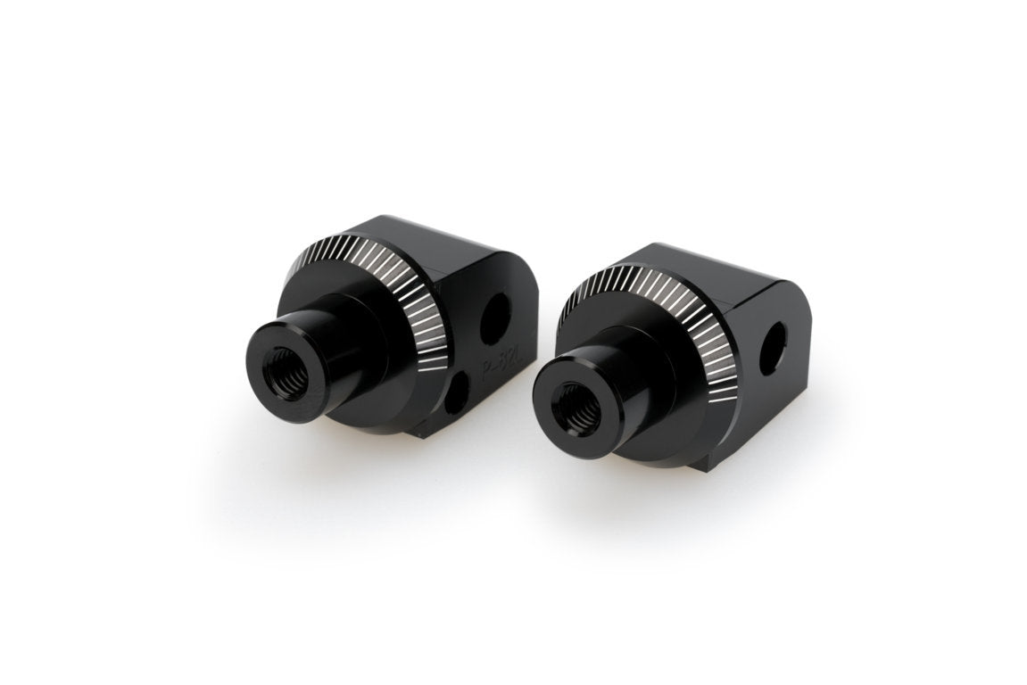 Puig Footpeg Adaptors Passenger | Black | Suzuki Hayabusa GSX1300R 2021>Current -  Shop name