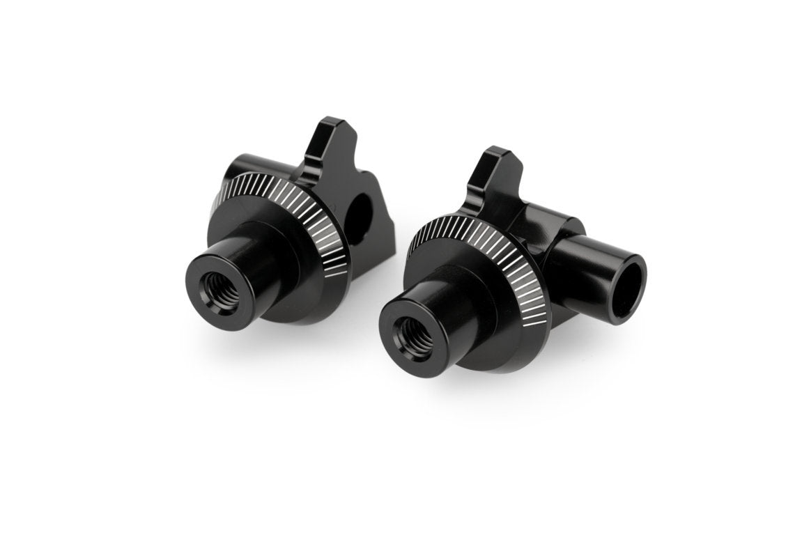 Puig Footpeg Adaptors Rider | Black | Aprilia Tuareg 660 2022>Current -  Shop name