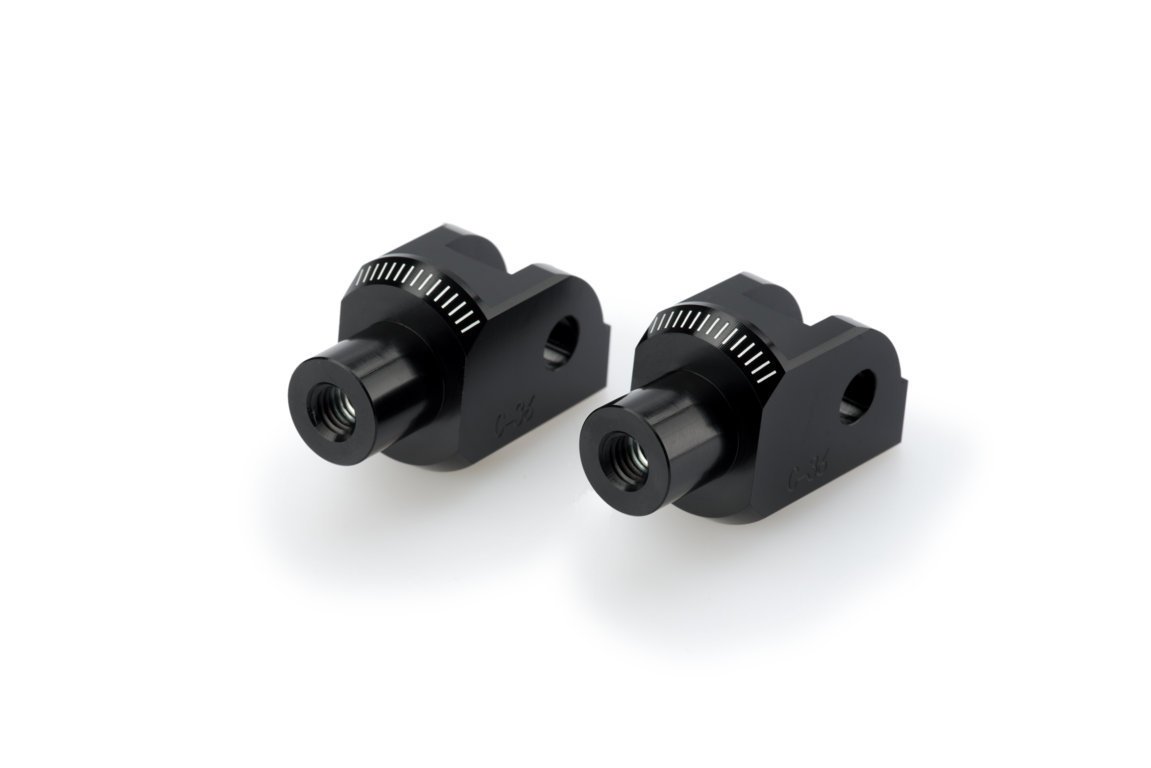 Puig Footpeg Adaptors Rider | Black | KTM 790 Duke 2018>Current -  Shop name