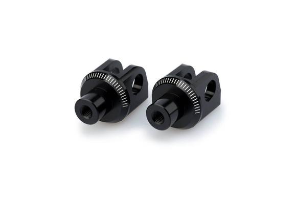 Puig Footpeg Adaptors Rider | Black | Kawasaki Z H2 2020>Current -  Shop name
