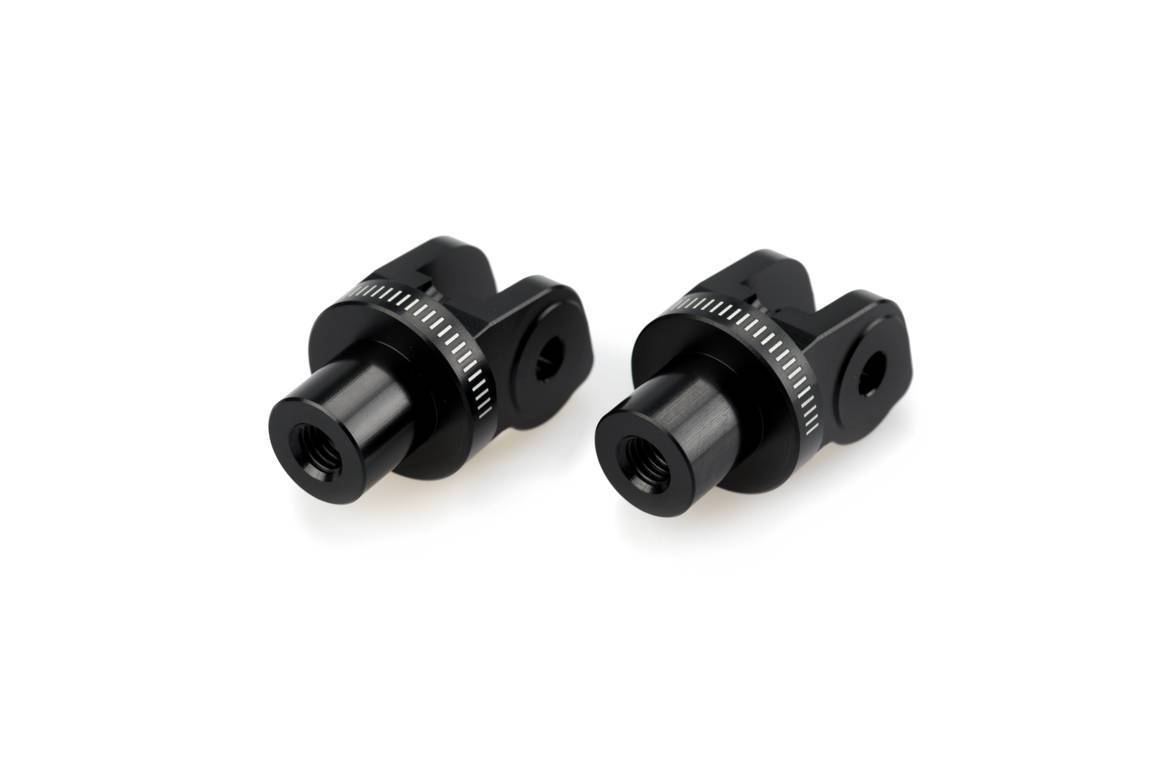 Puig Footpeg Adaptors Rider | Black | MV Agusta Turismo Veloce 800/Lusso 2014>Current -  Shop name