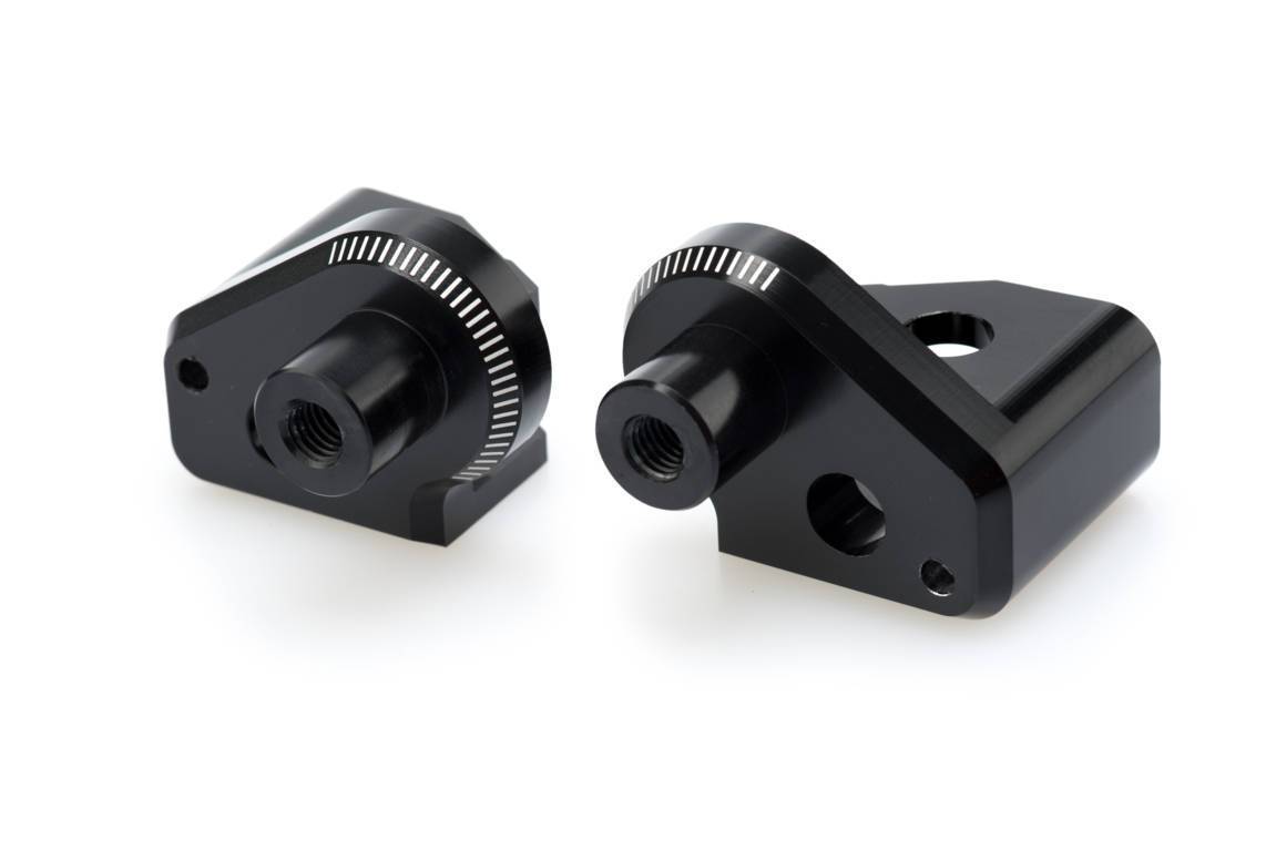 Puig Footpeg Adaptors Rider | Black | Yamaha XT 660 Z Tenere 2008>2016 -  Shop name