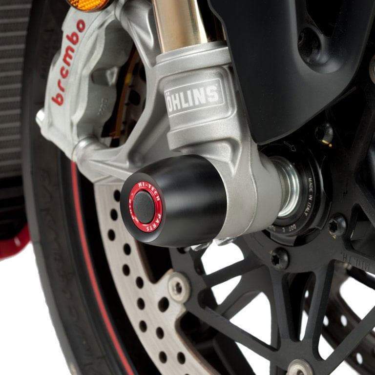 Puig Fork Protectors | Black | Ducati Panigale V4 Speciale 2018>Current-M20058N-Fork Protectors-Pyramid Motorcycle Accessories