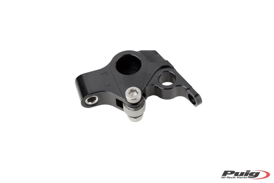 Puig Front Brake Lever Adaptor | Black | Ducati Monster 821 2014>2020-M5444N-Adaptors-Pyramid Motorcycle Accessories