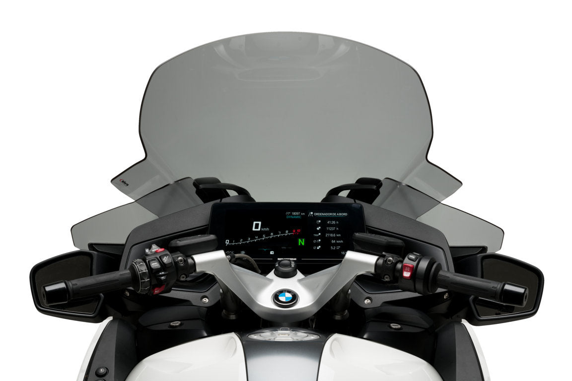 Puig Front Deflectors | Light Smoke | BMW R1250 RT 2021>Current-M21392H-Wind Deflectors-Pyramid Motorcycle Accessories
