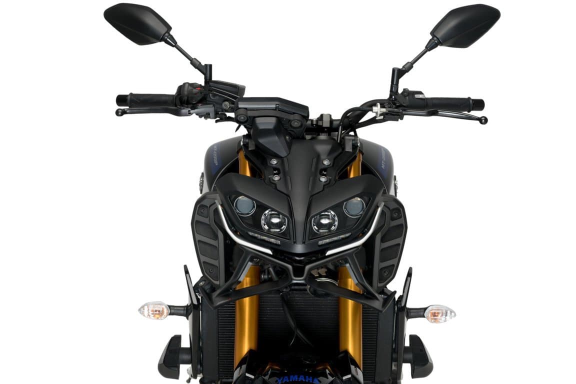 Puig Front Downforce Wings | Black | Yamaha MT-09 SP 2018>2020 -  Shop name