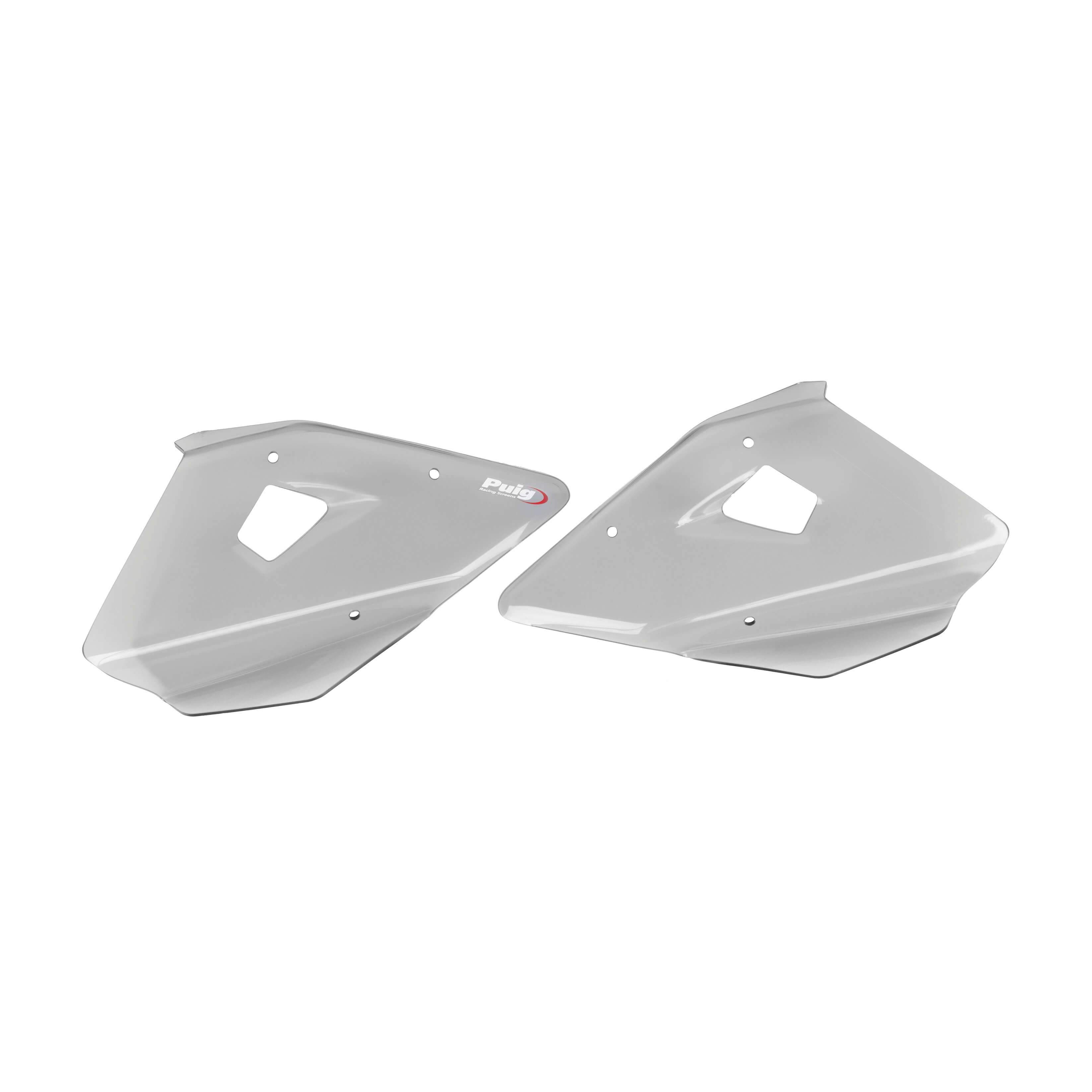 Puig Front Upper Deflectors | Light Smoke | BMW R1250 GS 2018>Current-M9847H-Wind Deflectors-Pyramid Motorcycle Accessories