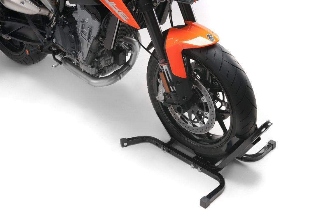 Puig Front Wheel Lock Stand | Black-M6071N-Bike Stands-Pyramid Motorcycle Accessories