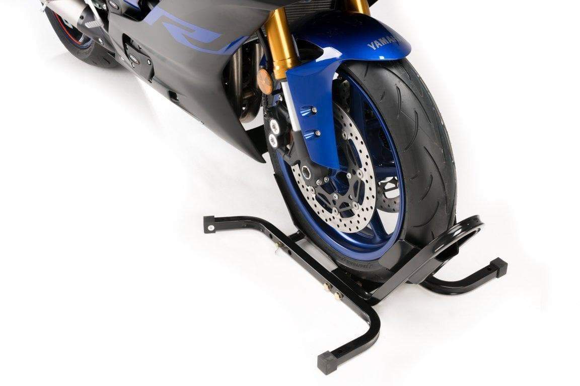 Puig Front Wheel Lock Stand | Black-M6071N-Bike Stands-Pyramid Motorcycle Accessories