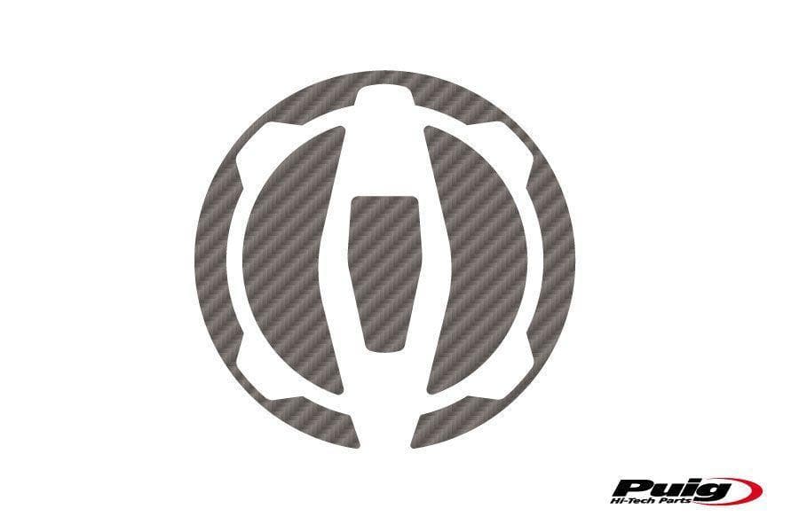 Puig Fuel Cap Cover | Carbon Look | Kawasaki Z 400 2019>Current-M9363C-Tank Protection-Pyramid Motorcycle Accessories