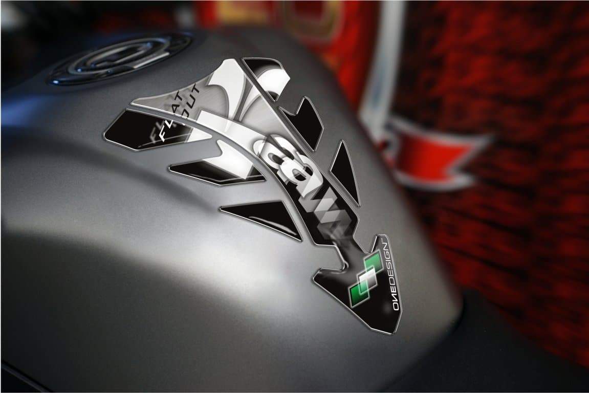 Puig Future Kawasaki Tank Pad | Silver -  Shop name