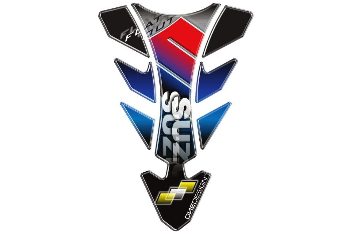 Puig Future Suzuki Tank Pad | Blue-Tank Protection-Pyramid Motorcycle Accessories