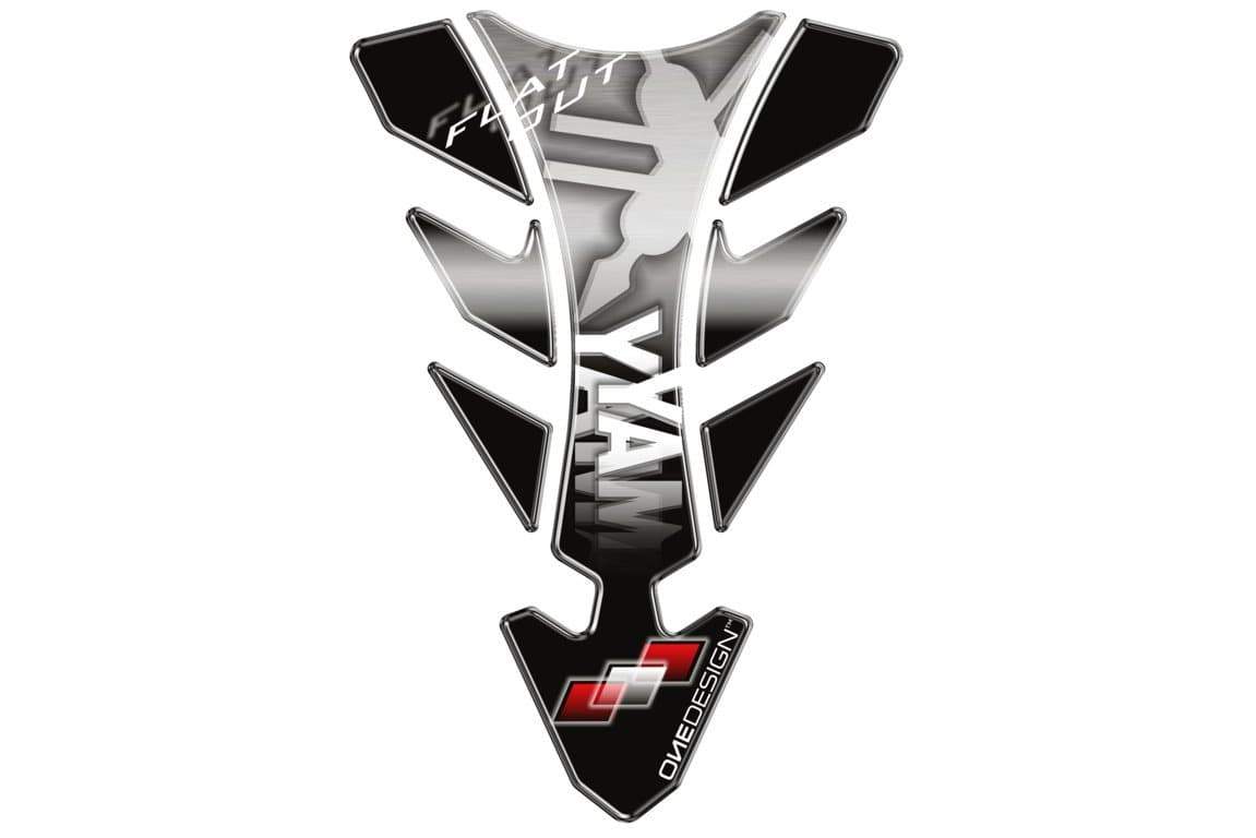 Puig Future Yamaha Tank Pad | Silver-Tank Protection-Pyramid Motorcycle Accessories
