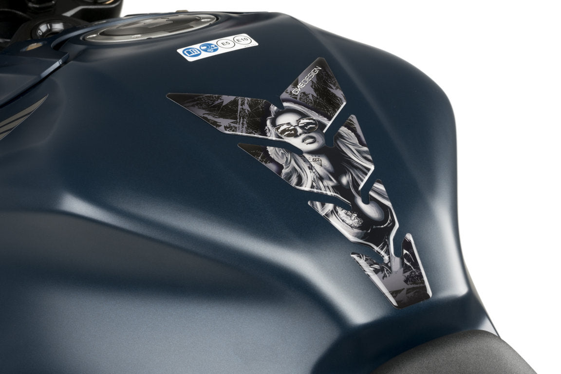 Puig Girl Tank Pad | Black-Tank Protection-Pyramid Motorcycle Accessories