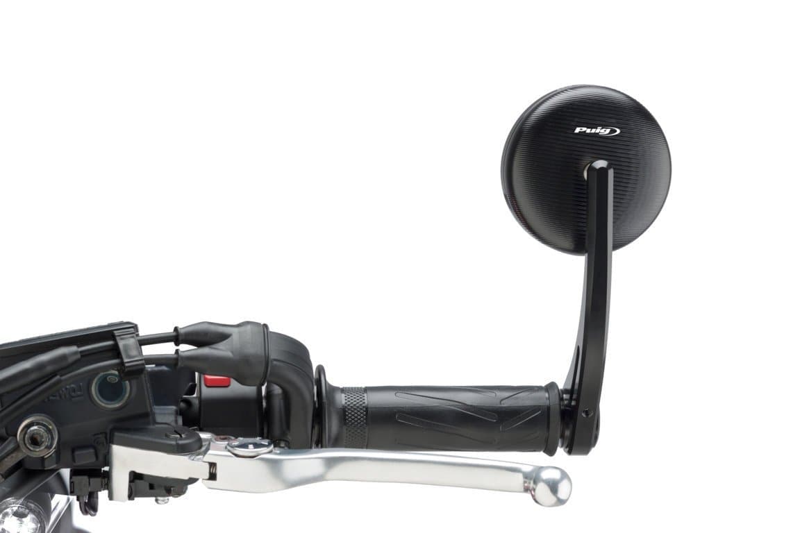 Puig Grand Tracker Bar End Mirror | Black -  Shop name