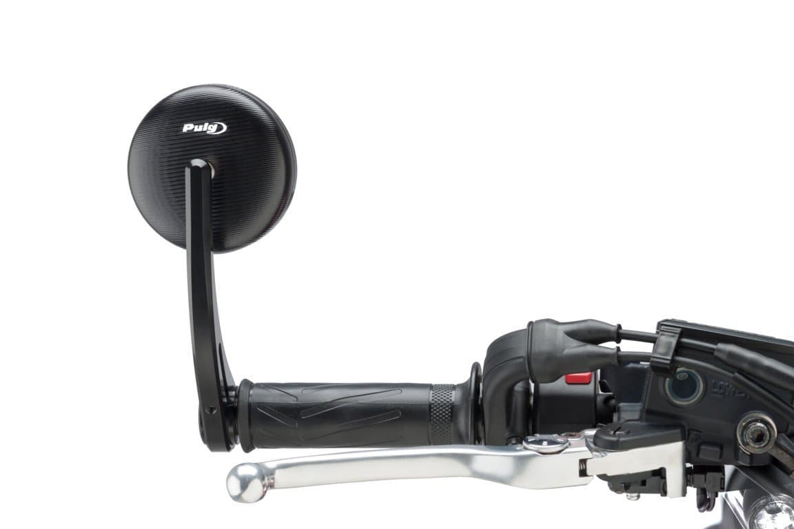 Puig Grand Tracker Bar End Mirror | Black -  Shop name