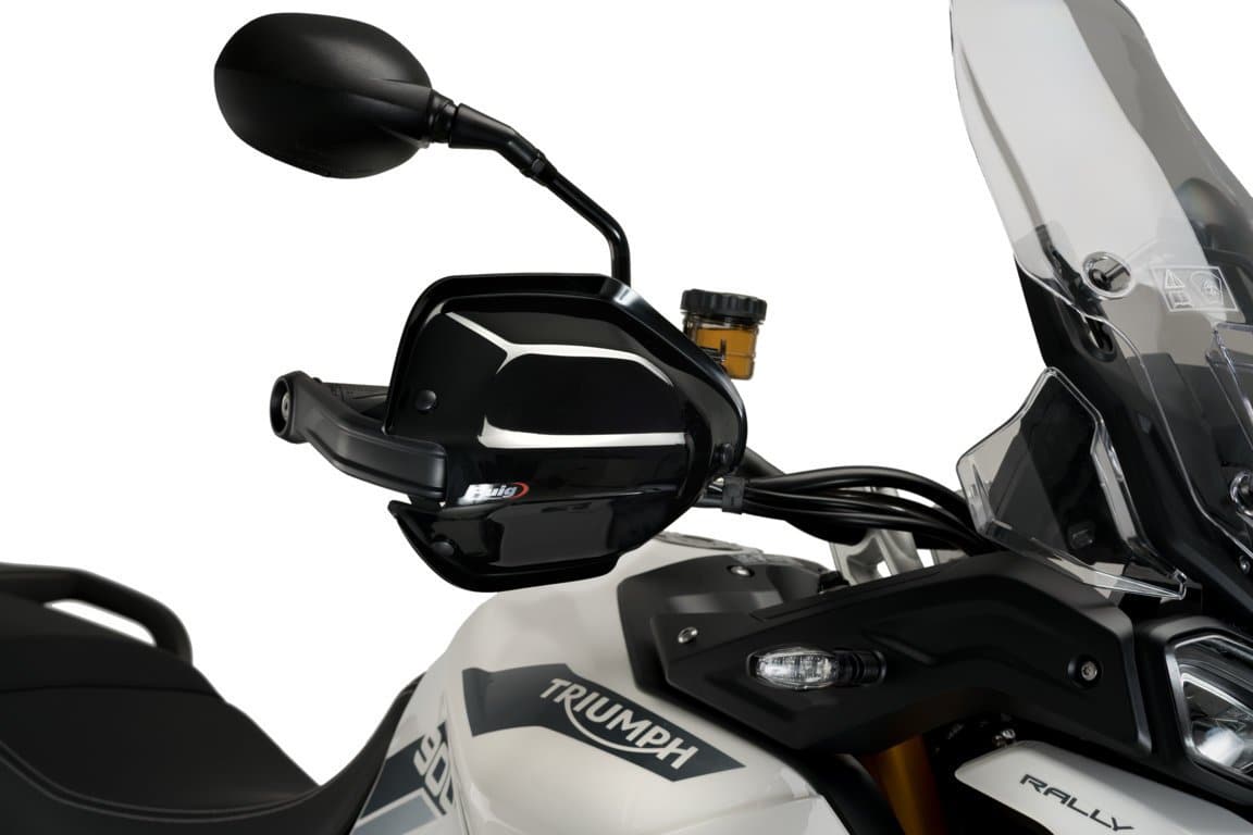 Puig Handguard Extensions | Black | Triumph Tiger 900 GT Pro 2020>Current-M20378N-Handguard Extensions-Pyramid Motorcycle Accessories