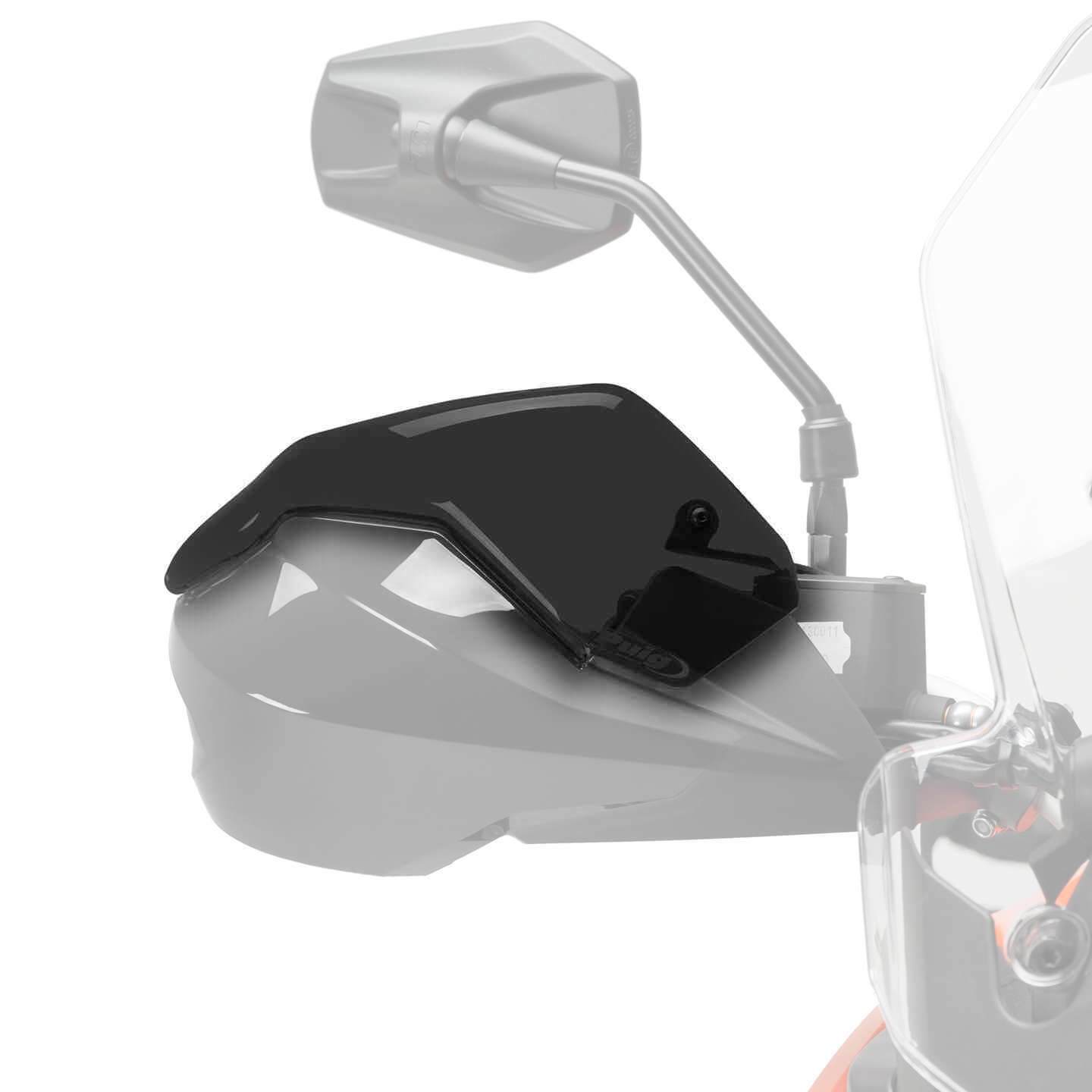 Puig Handguard Extensions | Dark Smoke | KTM 1290 Super Adventure 2015>2016-M9622F-Handguard Extensions-Pyramid Motorcycle Accessories