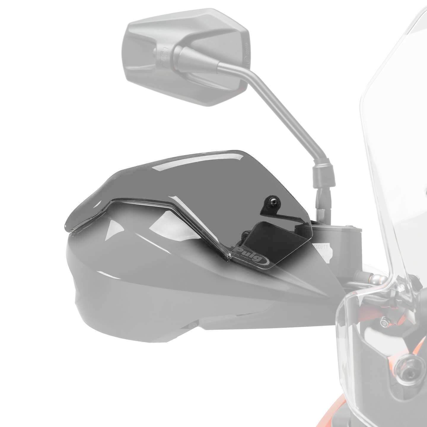 Puig Handguard Extensions | Light Smoke | KTM 1190 Adventure 2013>2016-M9622H-Handguard Extensions-Pyramid Motorcycle Accessories