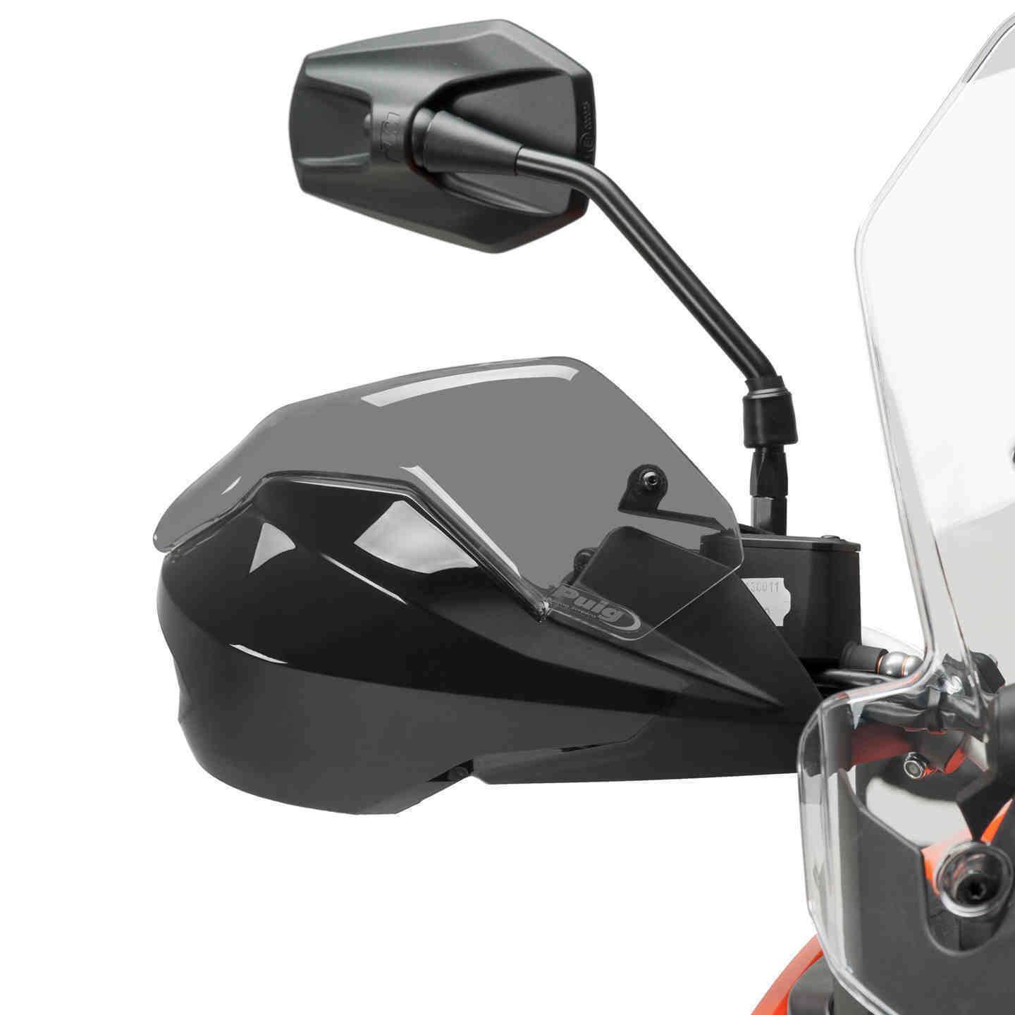 Puig Handguard Extensions | Light Smoke | KTM 1290 Super Adventure 2015>2016-M9622H-Handguard Extensions-Pyramid Motorcycle Accessories