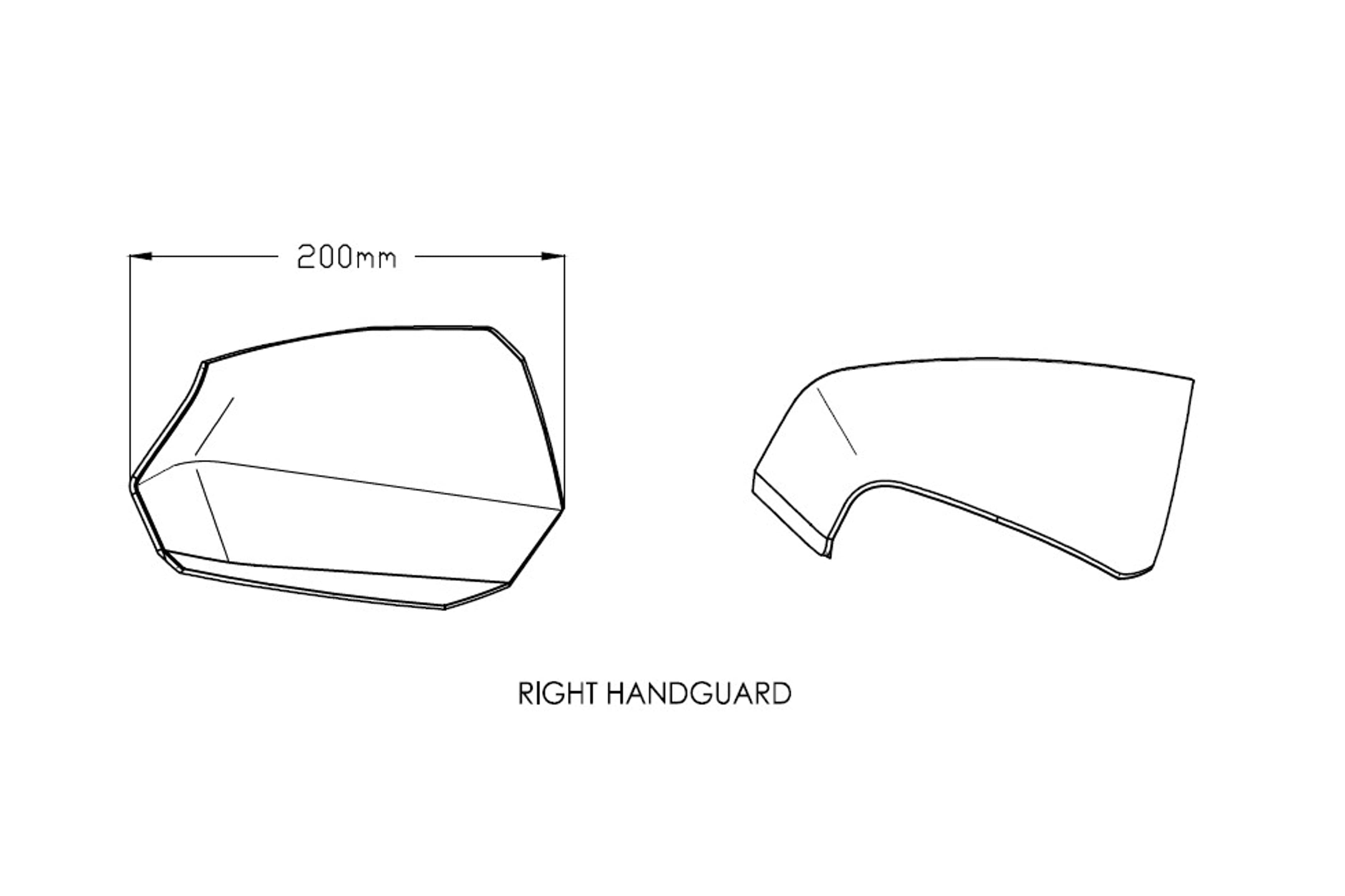 Puig Handguards | Clear | Kawasaki J 125 2016>Current-M3488W-Handguards-Pyramid Motorcycle Accessories