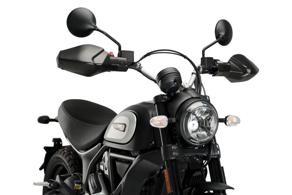 Puig Handguards for Hydraulic Clutch | Matte Black | Ducati Scrambler Desert Sled 2017>2020 -  Shop name